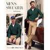 image:imagePJ PAUL JONES Mens Quarter Zip Pullover Sweater  14 ZipMock Neck Long Sleeve Sweaters Lightweight Soft Tops Business Casual Work Office Outfits Fall Winter 2026 ClothesDark Green