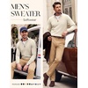 image:imagePJ PAUL JONES Mens Quarter Zip Pullover Sweater  14 ZipMock Neck Long Sleeve Sweaters Lightweight Soft Tops Business Casual Work Office Outfits Fall Winter 2026 ClothesApricot