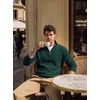 image:imagePJ PAUL JONES Mens Quarter Zip Pullover Sweater  14 ZipMock Neck Long Sleeve Sweaters Lightweight Soft Tops Business Casual Work Office Outfits Fall Winter 2026 ClothesDark Green
