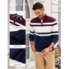 image:imagePJ PAUL JONES Mens Quarter Zip Pullover Sweater  14 ZipMock Neck Long Sleeve Sweaters Lightweight Soft Tops Business Casual Work Office Outfits Fall Winter 2026 ClothesNavy Wine Red