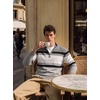 image:imagePJ PAUL JONES Mens Quarter Zip Pullover Sweater  14 ZipMock Neck Long Sleeve Sweaters Lightweight Soft Tops Business Casual Work Office Outfits Fall Winter 2026 ClothesLight Grey Dark Grey
