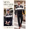 image:imagePJ PAUL JONES Mens Quarter Zip Pullover Sweater  14 ZipMock Neck Long Sleeve Sweaters Lightweight Soft Tops Business Casual Work Office Outfits Fall Winter 2026 ClothesBlack Dark Grey