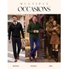 image:imagePJ PAUL JONES Mens Quarter Zip Sweaters Knit Pullover  14 Zip Mock Neck Long Sleeve Mediumweight Textured Regular fit Fall and Winter Suit for Business Casual WorkApricot