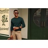 image:imagePJ PAUL JONES Mens Sweaters Crewneck Basic Lightweight Wool Blend Knitted Pullover Long Sleeve Shirts for MenForest Green