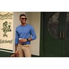 image:imagePJ PAUL JONES Mens Sweaters Crewneck Basic Lightweight Wool Blend Knitted Pullover Long Sleeve Shirts for MenPeacock Blue