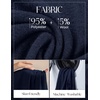 image:imagePJ PAUL JONES Mens V Neck Sweater Wool Blend Knit Pullover Sweaters  VNeck Long Sleeve Warm Wool Blend Fitted Style Lightweight Soft Stretch Knit Dress Business Casual Fall Winter LayeringNavy Blue