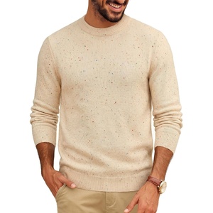 image:imagePJ PAUL JONES Mens Crewneck Sweater Lightweight Knit Pullover Sweaters  Colorful Dots Style Lightweight Warm Soft Stretch Knit Regular Fit Fall Winter Layering Casual Daily Wear HolidayApricot