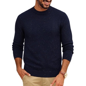 image:imagePJ PAUL JONES Mens Crewneck Sweater Lightweight Knit Pullover Sweaters  Colorful Dots Style Lightweight Warm Soft Stretch Knit Regular Fit Fall Winter Layering Casual Daily Wear HolidayNavy Blue