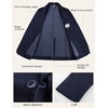 image:imagePJ PAUL JONES Casual Blazer for Men Lightweight Seamless Sport Coat Jakcet  Seamless Wrinkle Free Machine Wash Slim Fit Unstructured Western Casual Blazer Jacket Classic Business Wedding PartyNavy Blue
