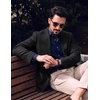 image:imagePJ PAUL JONES Casual Blazer for Men Lightweight Seamless Sport Coat Jakcet  Seamless Wrinkle Free Machine Wash Slim Fit Unstructured Western Casual Blazer Jacket Classic Business Wedding PartyBlack