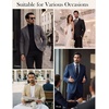 image:imagePJ PAUL JONES Casual Blazer for Men Lightweight Seamless Sport Coat Jakcet  Seamless Wrinkle Free Machine Wash Slim Fit Unstructured Western Casual Blazer Jacket Classic Business Wedding PartyRoyal Blue