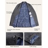 image:imagePJ PAUL JONES Mens Blazer Casual Lightweight Texture Sport Coat Jacket  Lightweight Blazer Texture Fabric Machine Washable Two Button Anti Wrinkle Thin Shoulder Padder Casual BusinessDark Gray