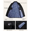 image:imagePJ PAUL JONES Mens Blazer Casual Lightweight Texture Sport Coat Jacket  Lightweight Blazer Texture Fabric Machine Washable Two Button Anti Wrinkle Thin Shoulder Padder Casual BusinessBlack