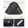 image:imagePJ PAUL JONES Mens Blazer Wool Blend Lightwieght Business Sport Coat Jacket  Herringbone Slim Fit Two Button Casual Dress Sport Jacket Machine Washable Notched Lapel Travel Wedding PartyDark Grey