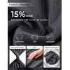 image:imagePJ PAUL JONES Mens Blazer Wool Blend Lightwieght Business Sport Coat Jacket  Herringbone Slim Fit Two Button Casual Dress Sport Jacket Machine Washable Notched Lapel Travel Wedding PartyDark Grey