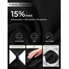 image:imagePJ PAUL JONES Mens Blazer Wool Blend Lightwieght Business Sport Coat Jacket  Herringbone Slim Fit Two Button Casual Dress Sport Jacket Machine Washable Notched Lapel Travel Wedding PartyBlack