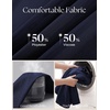 image:imagePJ PAUL JONES Mens Dress Shirts Casual Button Down Untucked Shirts for Men  Long Sleeve Wrinkle Free Business Casual Lightweight Suitable for officeworktravel Similar to Oxford clothNavy