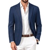 image:imagePJ PAUL JONES Casual Blazer for Men Lightweight Seamless Sport Coat Jakcet  Seamless Wrinkle Free Machine Wash Slim Fit Unstructured Western Casual Blazer Jacket Classic Business Wedding PartyRoyal Blue