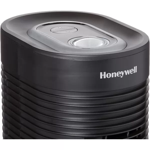 Honeywell AllergenPlus HEPA Tower Air Purifier, Airborne Allergen Reducer for Small Rooms , Black - Wildlfire/Smoke, Pollen, Pet Dander, and Dust Air Purifier, HPA060