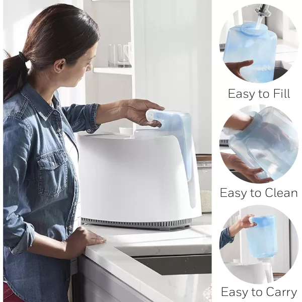 Honeywell Cool Moisture Humidifier, Medium Room, 1.1 Gallon Tank, Black – Invisible Moisture Humidifier for Baby, Kids, Adult Bedrooms – Quiet and Easy to Clean with UV Technology for Everyday Comfort