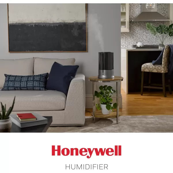 Honeywell Designer Series Cool Mist Humidifier for Medium Room, Bedroom, Kids Room, or Nursery. Ultra-quiet, Auto Shut Off, Easy to Fill and Clean - White, HUL430W