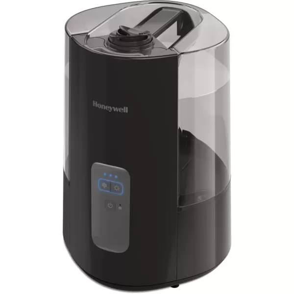 Honeywell Dual Comfort Cool + Warm Mist humidifier. Humidifier for bedroom, office, living room and home. Provides temporary relief from dry air discomforts - Black, HWC775B