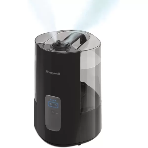 Honeywell Dual Comfort Cool + Warm Mist humidifier. Humidifier for bedroom, office, living room and home. Provides temporary relief from dry air discomforts - Black, HWC775B