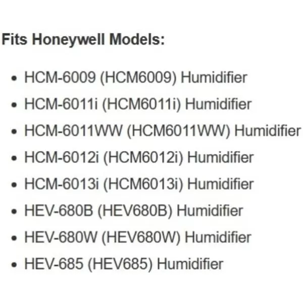 Honeywell HC14PF3 Replacement Wicking Filter E, 3 pack, white, 3 Count