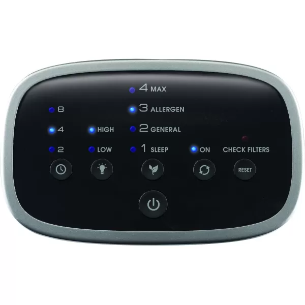 Honeywell HFD280 Compact Air Genius 4 Air Purifier with Permanent Washable Filter, Medium Rooms , Black