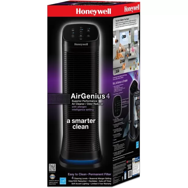Honeywell HFD300 AirGenius 3 Air Purifier, Medium/Large Rooms  White