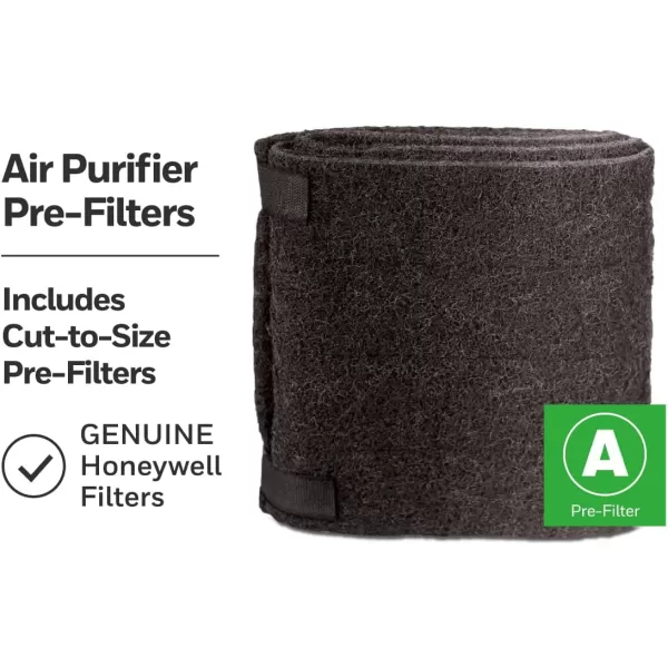 Honeywell HRF-AP1 Universal Carbon Air Purifier Replacement Pre-Filter A, 1-Pack - Allergen Air Filter Targets Dust, VOC, Pet, Kitchen, and Wildfire/Smoke Odors