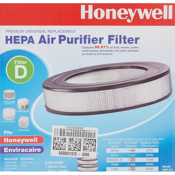 Honeywell HRF-D1 Universal HEPA filter, HRF-D1 / Filter )