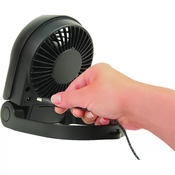 Honeywell HTF090B Turbo on the Go Personal Fan, Black – Small, Portable Fan