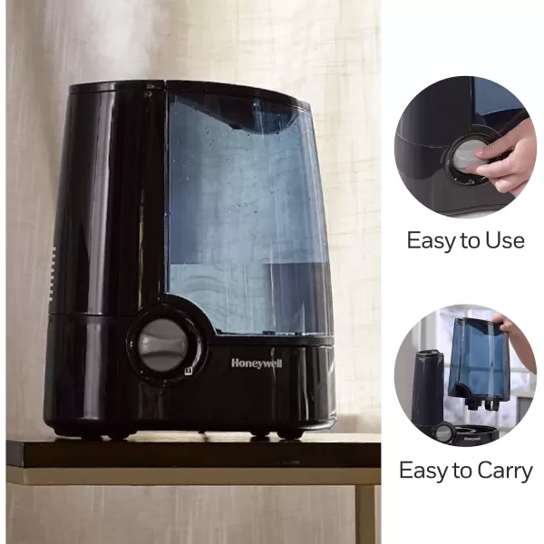 Honeywell HWM-705B HWM705B Filter Free Warm Moisture Humidifier, Black