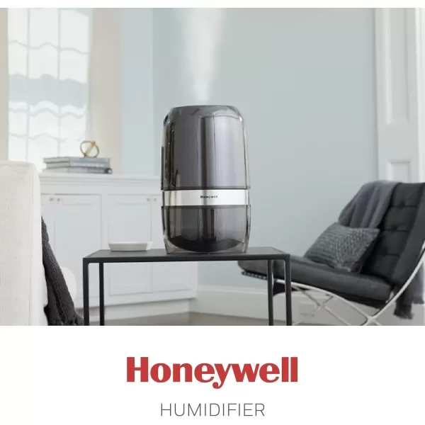Honeywell Reflection Ultrasonic Cool Mist Humidifier. Cool Mist Top Fill Humidifier for Medium Room, Bedroom, Kids Room, and Office. Helps relieve cough and congestion - Black, HUL900B