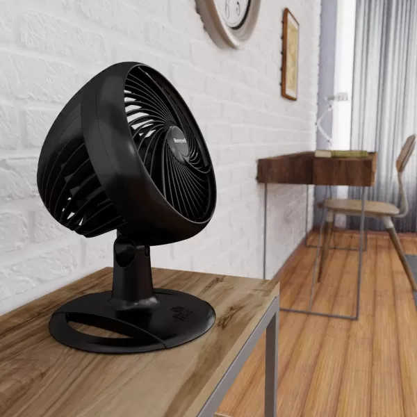 Honeywell Turbo Force Oscillating Table Fan, HT-906,Black, Medium 