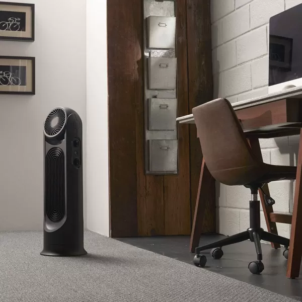 Honeywell TurboForce Tower Fan, 2-in-1 Fan with 6 speeds, quiet operation, and honeywell quality. Stylish Tower Fan for home, room, bedroom or home office - Black, HYF500