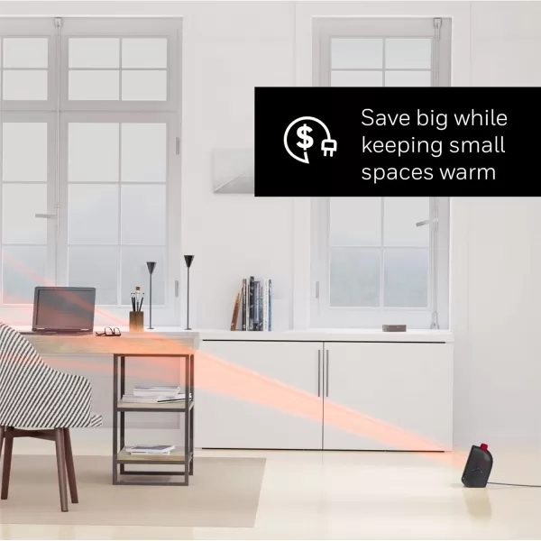 Honeywell UberHeat 5 Ceramic Space Heater for Small Rooms, White