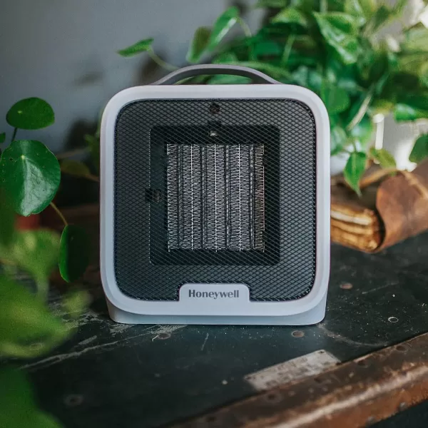 Honeywell UberHeat Plus Ceramic Space Heater for Small Rooms, White