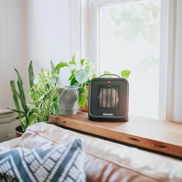 Honeywell UberHeat Plus Ceramic Space Heater for Small Rooms, White