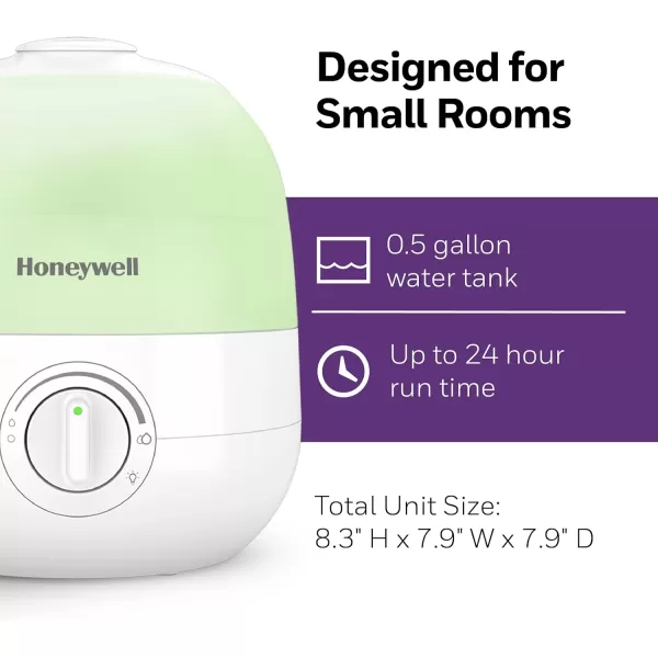 Honeywell Ultra Glow Light Changing Humidifier and Diffuser – Cool Mist Humidifier for Bedroom or Office with Essential Oil Diffuser