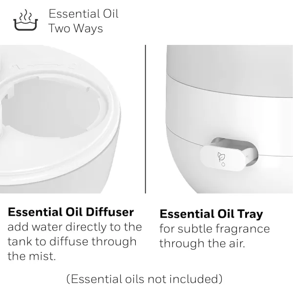 Honeywell Ultra Glow Light Changing Humidifier and Diffuser – Cool Mist Humidifier for Bedroom or Office with Essential Oil Diffuser