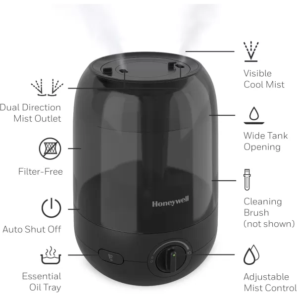 Honeywell Ultra Plus Cool Mist Humidifier, White – Cool Mist Humidifier for Large Rooms