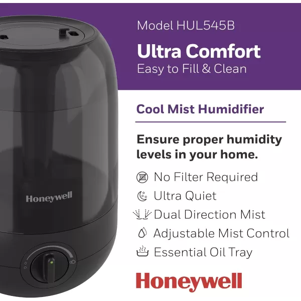 Honeywell Ultra Plus Cool Mist Humidifier, White – Cool Mist Humidifier for Large Rooms