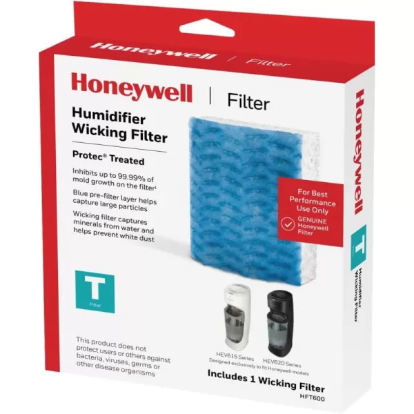 Honeywell Replacement Wicking Filter T, 3 pack, white, 3 Count)