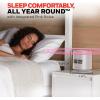 imageHoneywell QuietSet Sleep Personal Fan with Pink Noise 3 speeds adjustable head fan for nightstand White HTF300