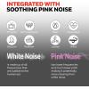 imageHoneywell QuietSet Sleep Personal Fan with Pink Noise 3 speeds adjustable head fan for nightstand White HTF300