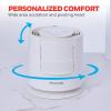 imageHoneywell QuietSet Sleep Personal Fan with Pink Noise 3 speeds adjustable head fan for nightstand White HTF300