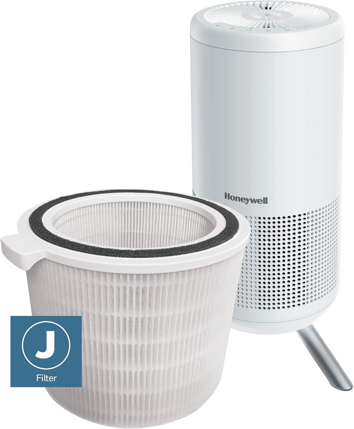 imageHoneywell HEPA Air Purifier Filter Air Filter for Airborne Allergens Wildfire Smoke Dust Pet Dander Pollen ampamp More 1 Pack J HEPA Filter for Honeywell HP1830 Air Purifiers HRFJ830