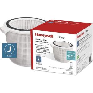 imageHoneywell HEPA Air Purifier Filter Air Filter for Airborne Allergens Wildfire Smoke Dust Pet Dander Pollen ampamp More 1 Pack J HEPA Filter for Honeywell HP1830 Air Purifiers HRFJ830